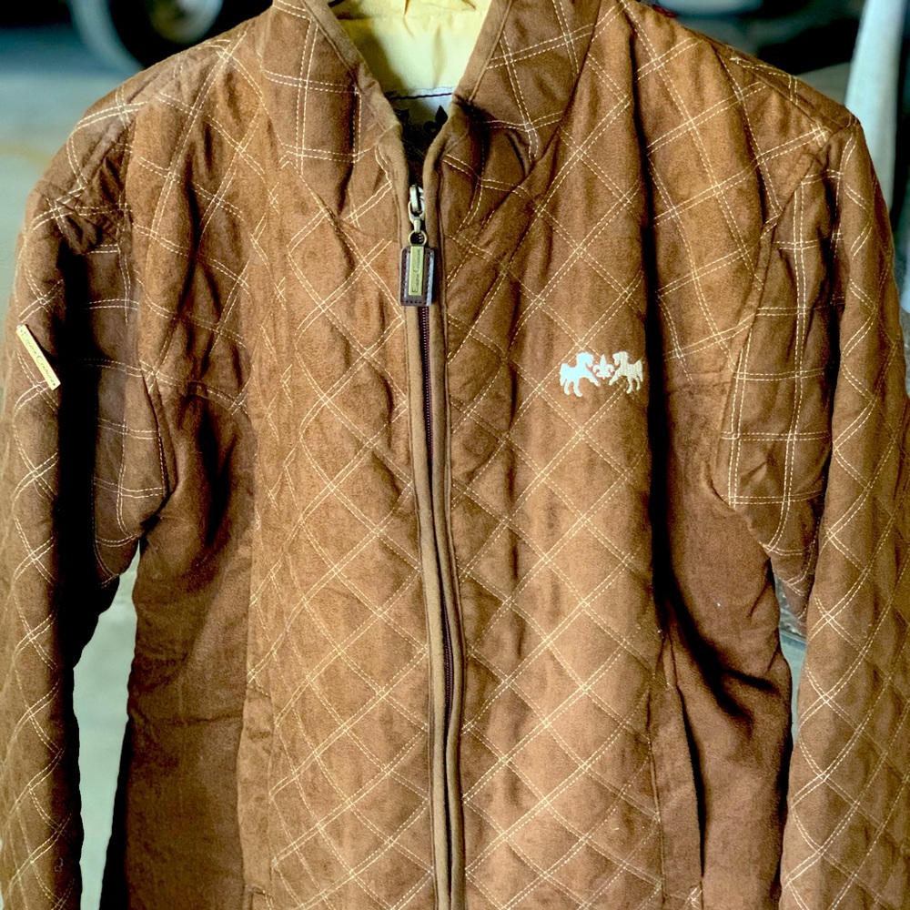 Never worn quilted equestrian jacket.